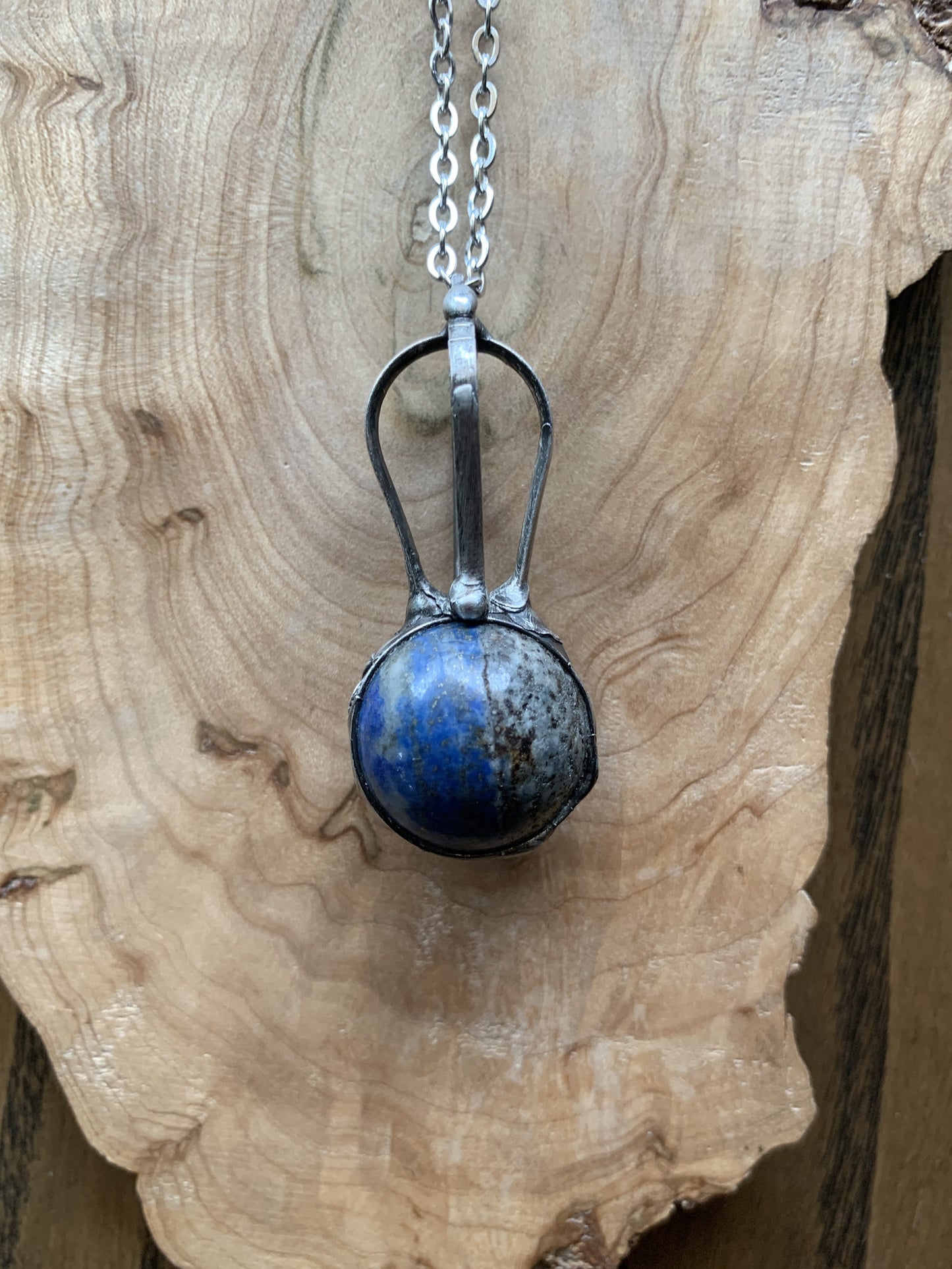 beau - Sodalite sphere pendant