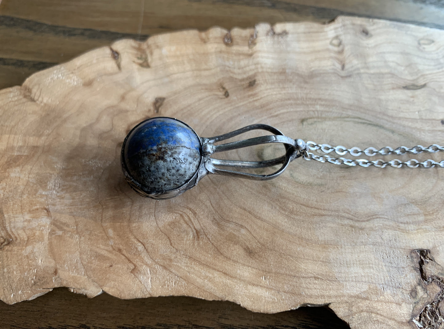 beau - Sodalite sphere pendant