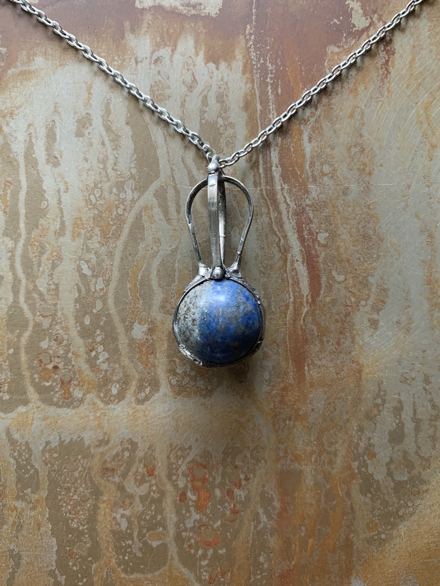 beau - Sodalite sphere pendant