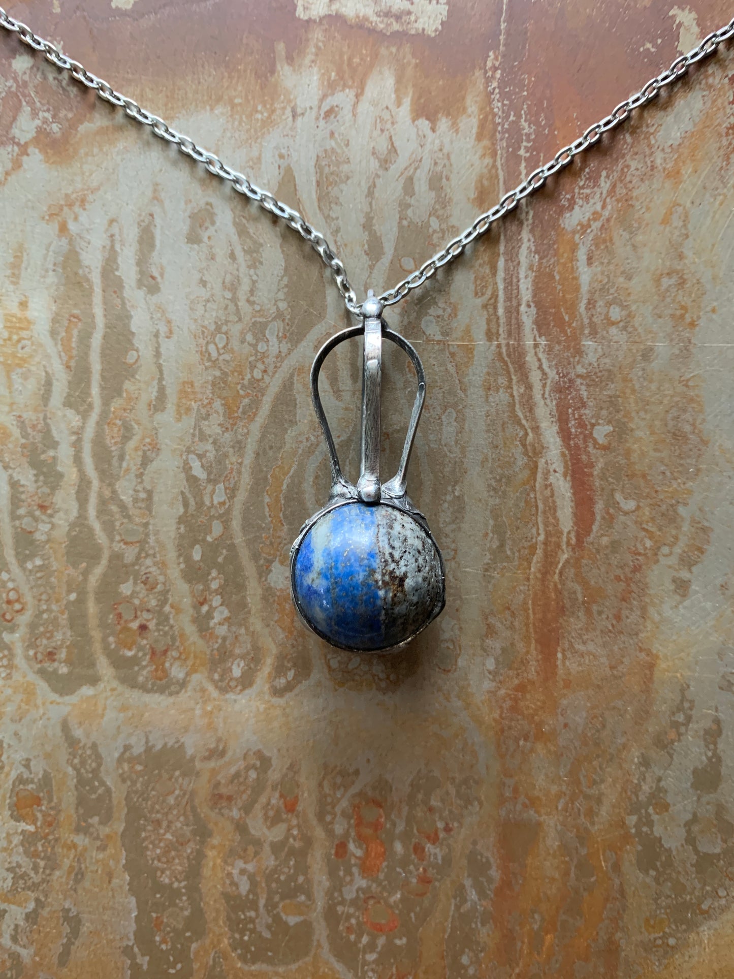 beau - Sodalite sphere pendant