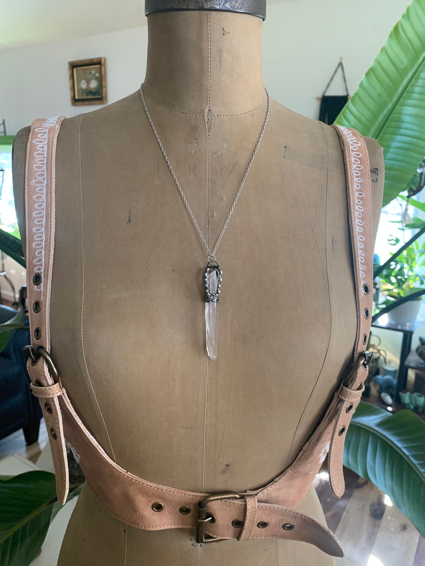 crowned - Quartz Crystal necklace